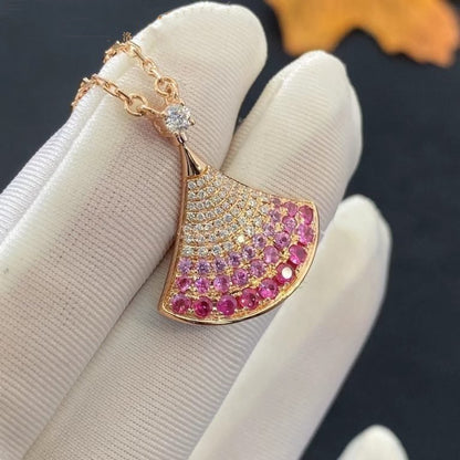 [⭐Mirelle]DREAM NECKLACE PINK GOLD PINK DIAMOND