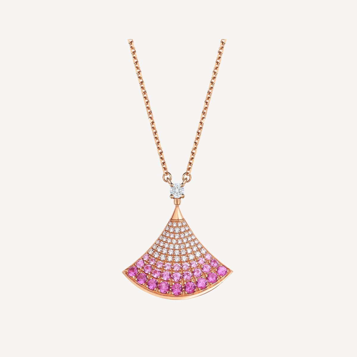 [⭐Mirelle]DREAM NECKLACE PINK GOLD PINK DIAMOND