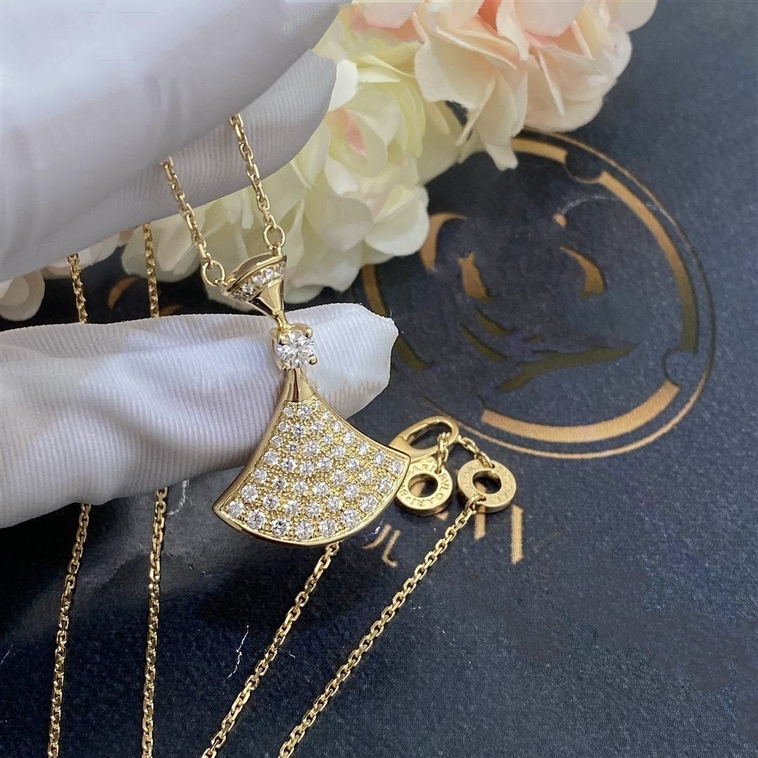 [⭐Mirelle]DREAM NECKLACE GOLD FULL DIAMOND