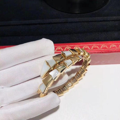 [⭐Mirelle]SERPENTI BRACELET MOP GOLD