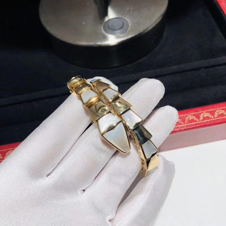 [⭐Mirelle]SERPENTI BRACELET MOP GOLD