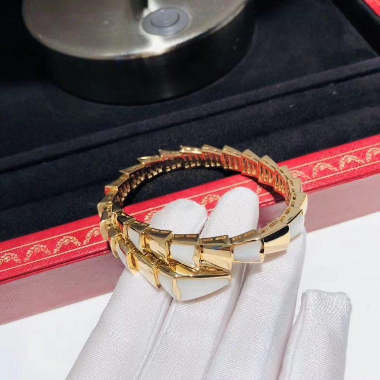 [⭐Mirelle]SERPENTI BRACELET MOP GOLD