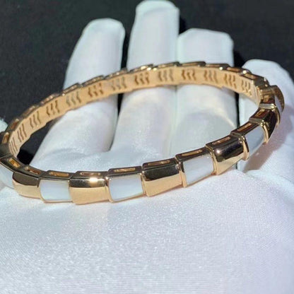 [⭐Mirelle]SERPENTI BRACELET PINK GOLD MOP