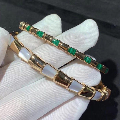 [⭐Mirelle]SERPENTI BRACELET PINK GOLD MOP