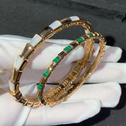 [⭐Mirelle]SERPENTI BRACELET PINK GOLD MOP