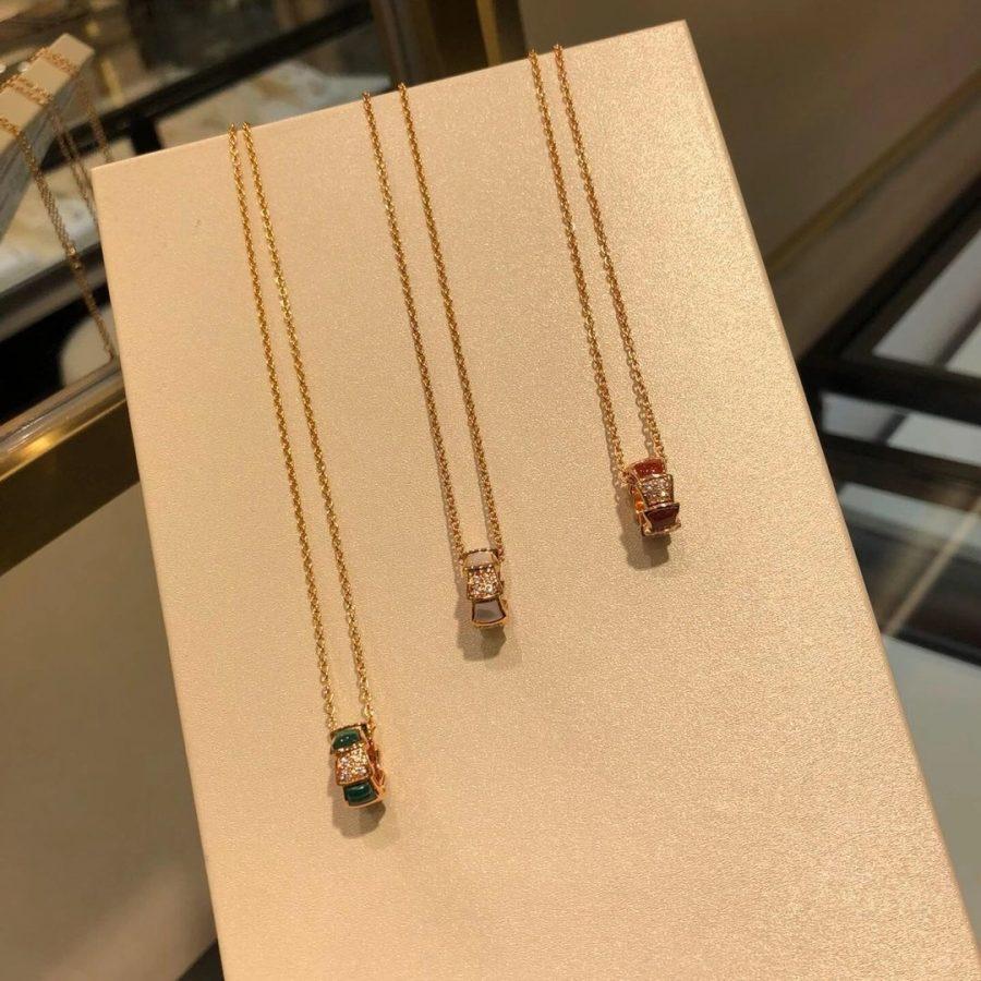 [⭐Mirelle]SERPENTI PEDANT DIAMOND NECKLACE