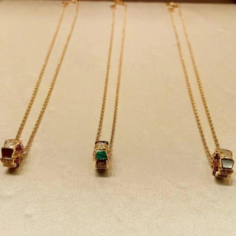 [⭐Mirelle]SERPENTI PEDANT DIAMOND NECKLACE