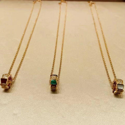 [⭐Mirelle]SERPENTI PEDANT DIAMOND NECKLACE