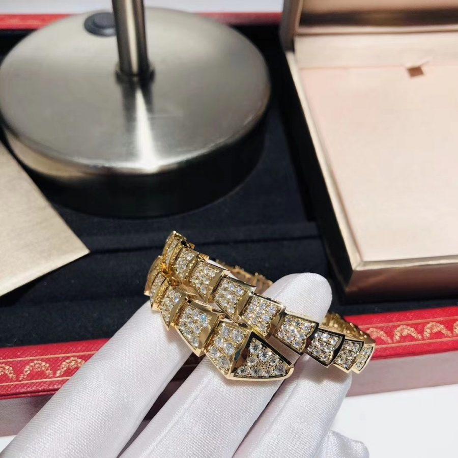 [⭐Mirelle]SERPENTI BRACELET 8MM GOLD DIAMOND