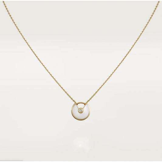 [⭐Mirelle]AMULETTE ROSE GOLD MOP NECKLACE