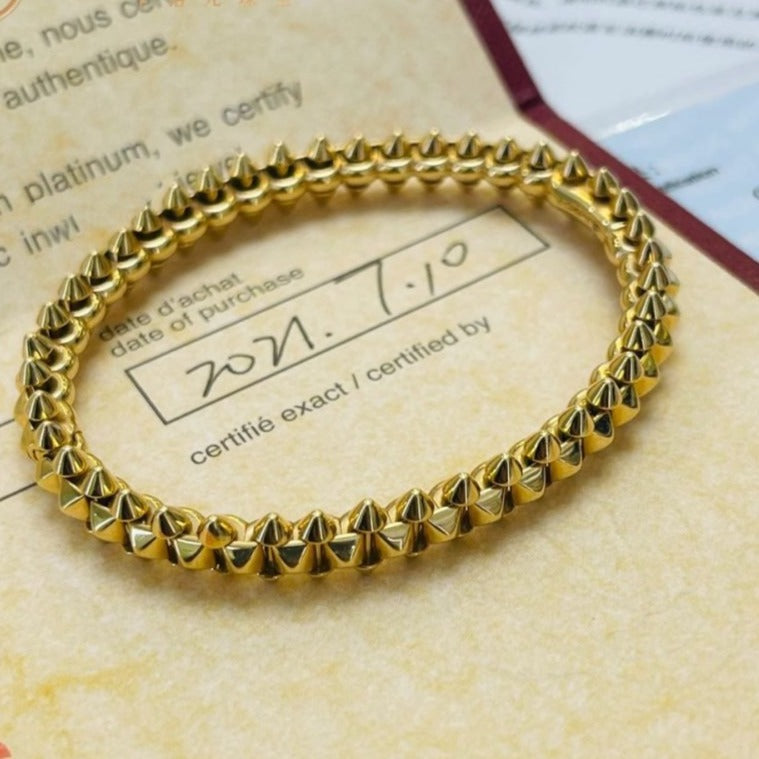 [⭐Mirelle]CLASH GOLD BRACELET