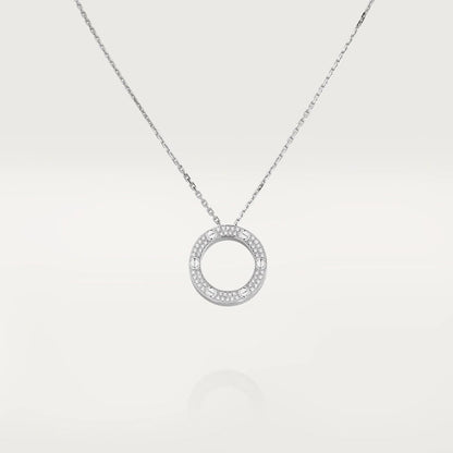 [⭐Mirelle]LOVE NECKLACE ADJUSTABLE SILVER