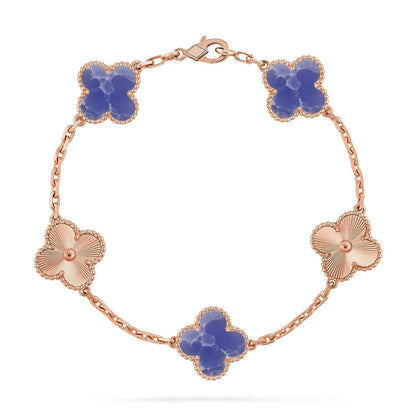 [⭐Mirelle]CLOVER 5 MOTIF BLUE VEINS BRACELET COLLECTION