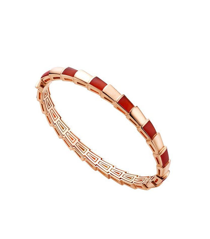 [⭐Mirelle]SERPENTI BRACELET PINK GOLD RUBELLITE
