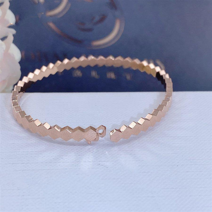 [⭐Mirelle]BEE LOVE PINK GOLD BRACELET