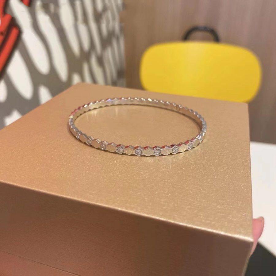 [⭐Mirelle]BEE LOVE SILVER DIAMOND BRACELET