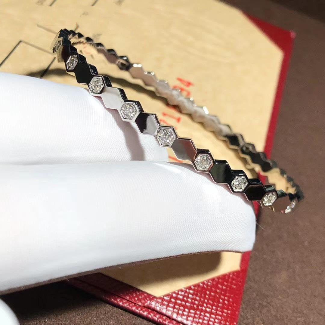 [⭐Mirelle]BEE LOVE SILVER DIAMOND BRACELET