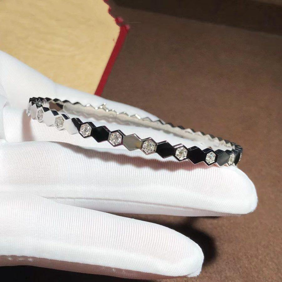 [⭐Mirelle]BEE LOVE SILVER DIAMOND BRACELET