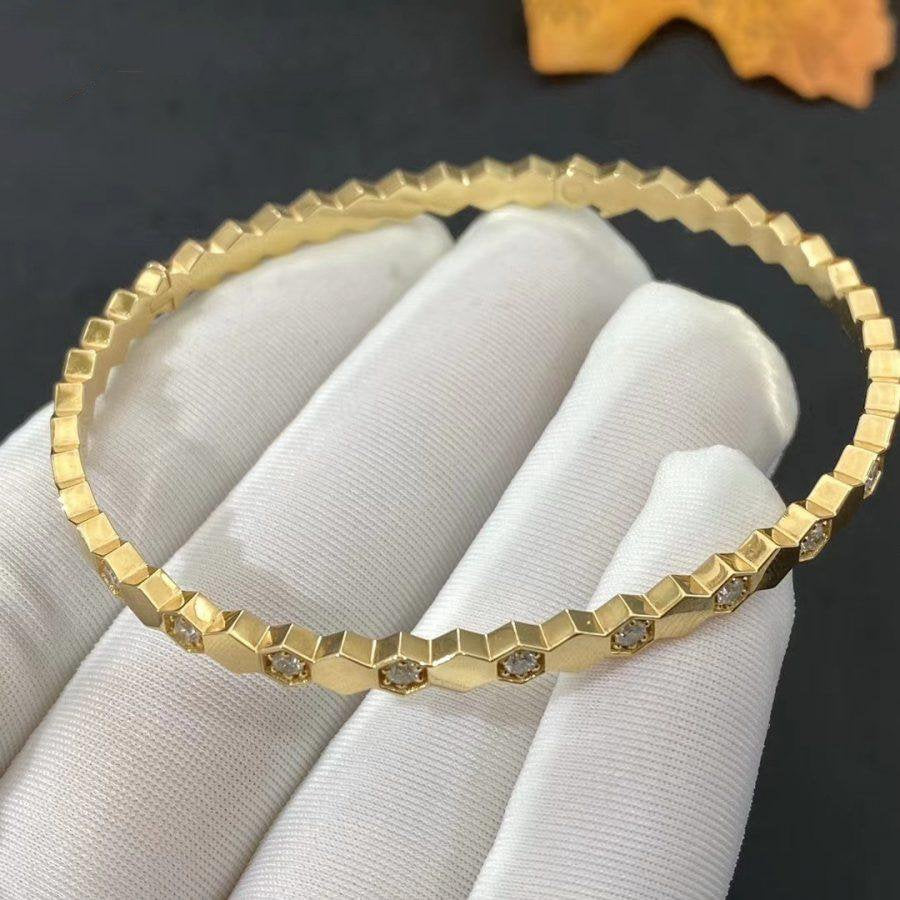 [⭐Mirelle]BEE LOVE GOLD DIAMOND BRACELET
