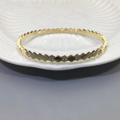 [⭐Mirelle]BEE LOVE GOLD DIAMOND BRACELET