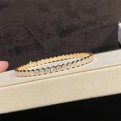[⭐Mirelle]BEE LOVE GOLD BRACELET FULL DIAMOND