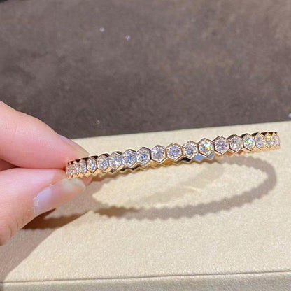 [⭐Mirelle]BEE LOVE GOLD BRACELET FULL DIAMOND