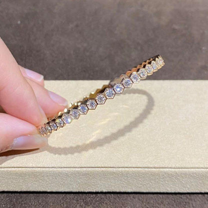 [⭐Mirelle]BEE LOVE GOLD BRACELET FULL DIAMOND