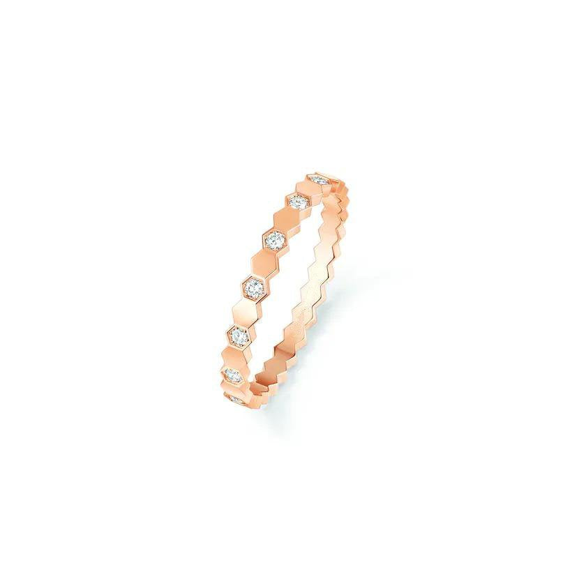 [⭐Mirelle]BEE LOVE RING PINK GOLD DIAMOND