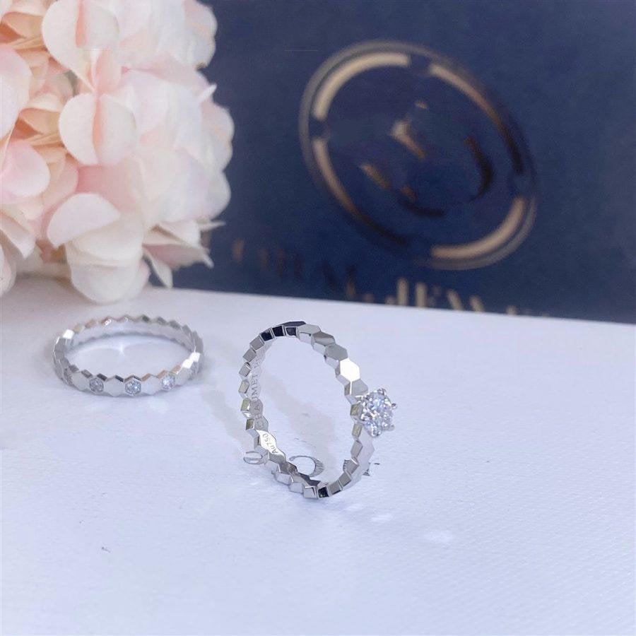 [⭐Mirelle]BEE LOVE RING SILVER 1 DIAMOND