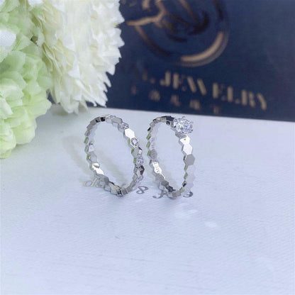 [⭐Mirelle]BEE LOVE RING SILVER 1 DIAMOND
