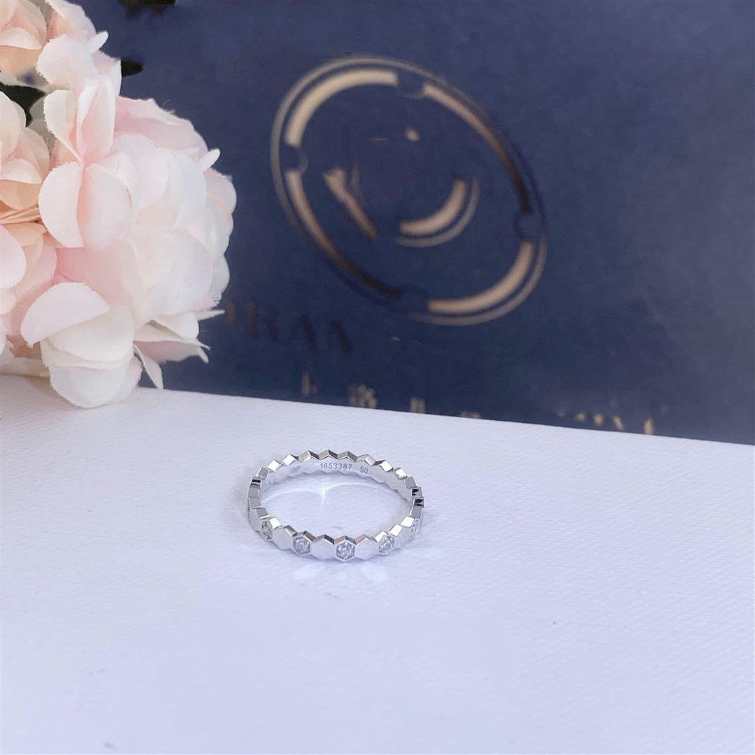 [⭐Mirelle]BEE LOVE RING SILVER DIAMOND