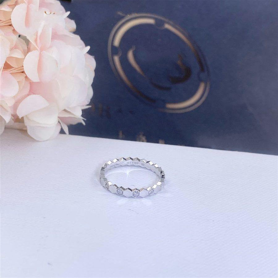 [⭐Mirelle]BEE LOVE RING SILVER DIAMOND