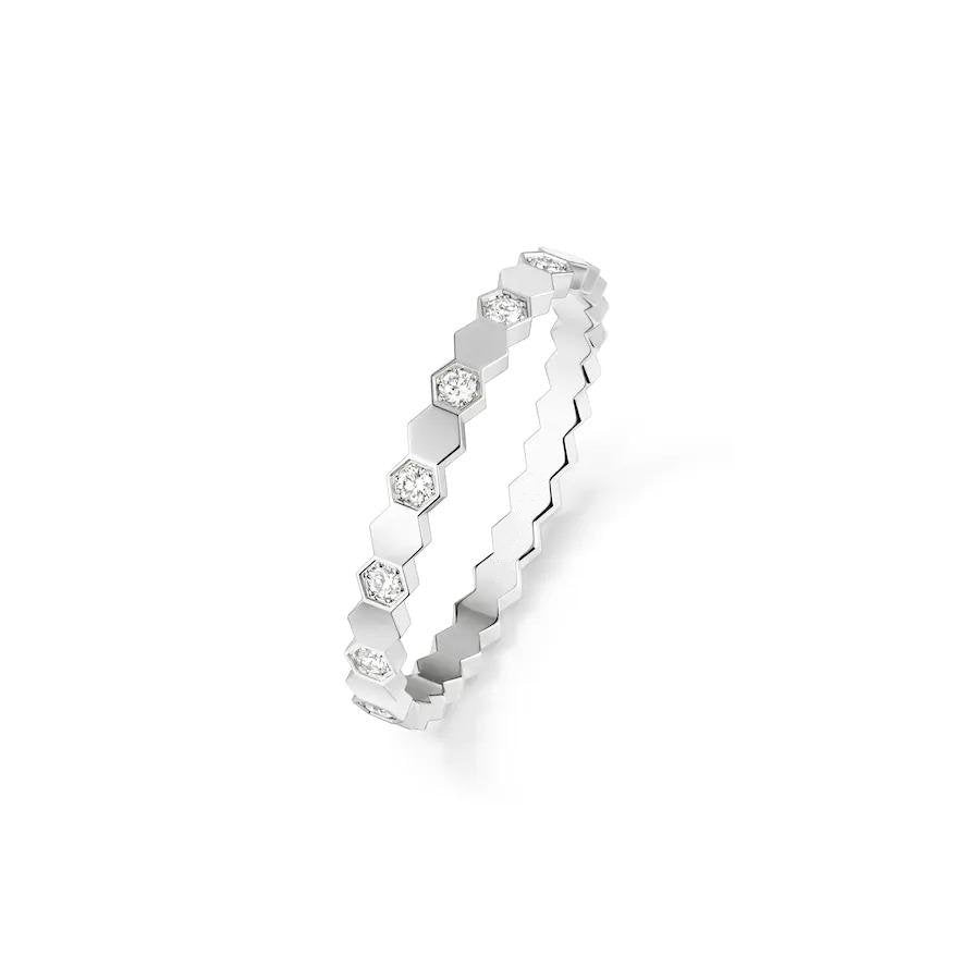 [⭐Mirelle]BEE LOVE RING SILVER DIAMOND