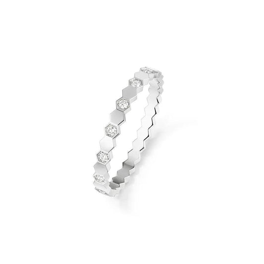 [⭐Mirelle]BEE LOVE RING SILVER DIAMOND