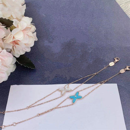 [⭐Mirelle]JEUX BRACELET TURQUOISE PINK GOLD 1 DIAMOND