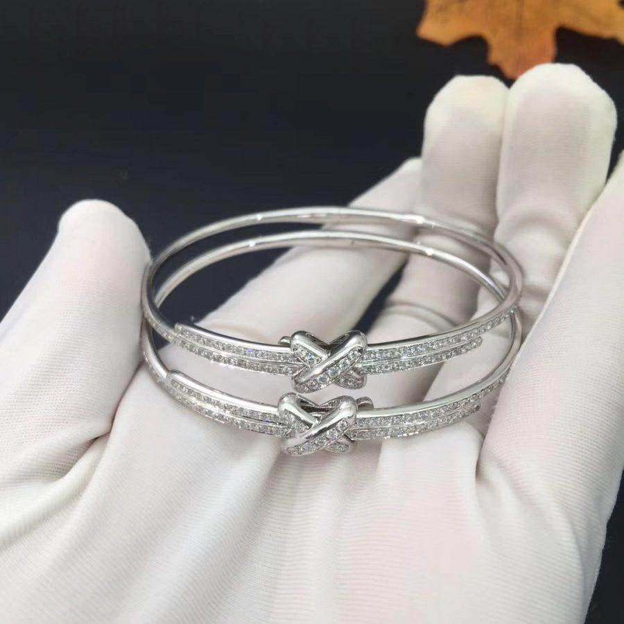 [⭐Mirelle]JEUX DE BRACELET DIAMONDS SILVER