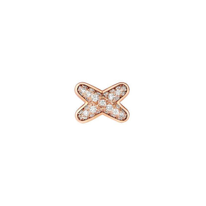 [⭐Mirelle]JEUX DE PINK GOLD DIAMOND EARRINGS