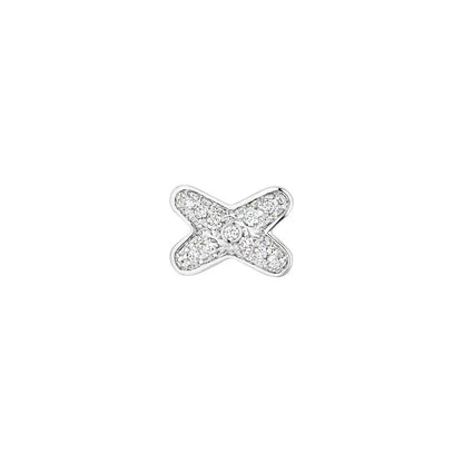 [⭐Mirelle]JEUX DE SILVER DIAMOND EARRINGS