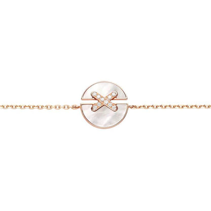 [⭐Mirelle]JEUX DE BRACELET MOP PINK GOLD DIAMONDS