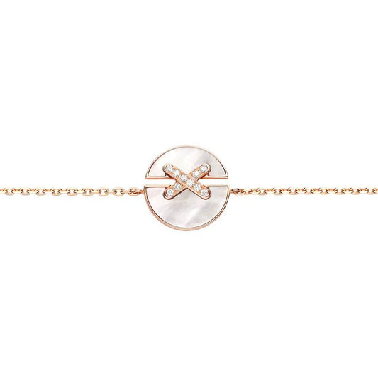 [⭐Mirelle]JEUX DE BRACELET MOP PINK GOLD DIAMONDS