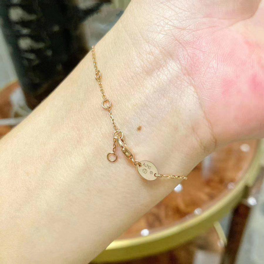 [⭐Mirelle]JEUX DE BRACELET MOP PINK GOLD DIAMONDS