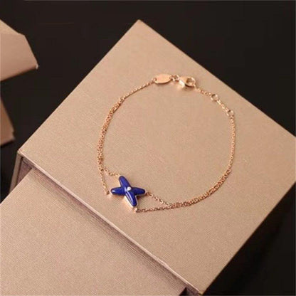 [⭐Mirelle]Hollow Design Four-Leaf Clover Flower Shape Ring