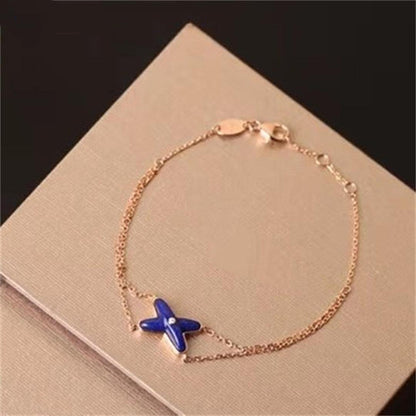 [⭐Mirelle]Hollow Design Four-Leaf Clover Flower Shape Ring
