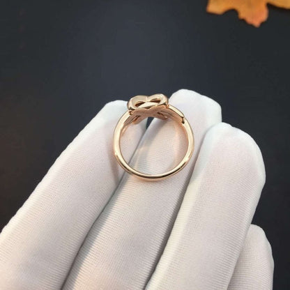 [⭐Mirelle]JEUX DE PINK GOLD DIAMOND RING