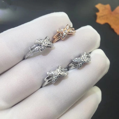 [⭐Mirelle]JEUX DE SILVER DIAMOND RING