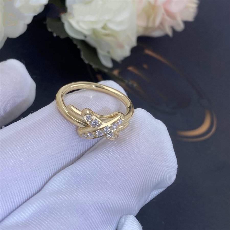 [⭐Mirelle]JEUX DE GOLD DIAMOND RING