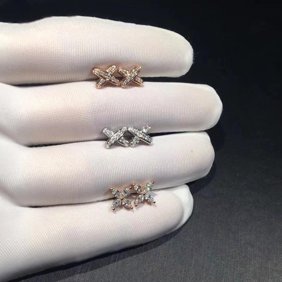 [⭐Mirelle]JEUX DE DIAMOND EARRINGS