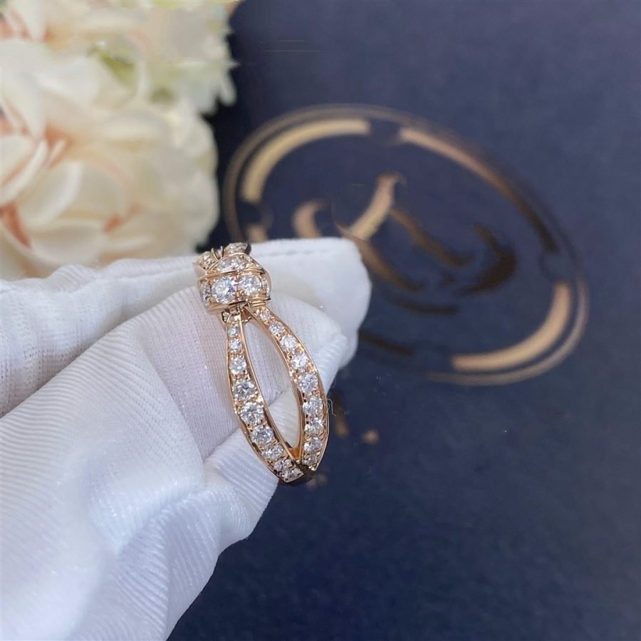 [⭐Mirelle]LIENS PINK GOLD DIAMOND RING
