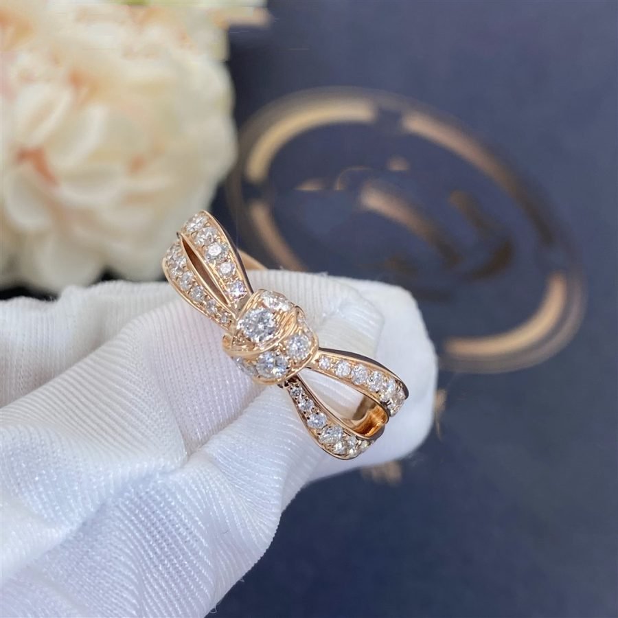 [⭐Mirelle]LIENS PINK GOLD DIAMOND RING