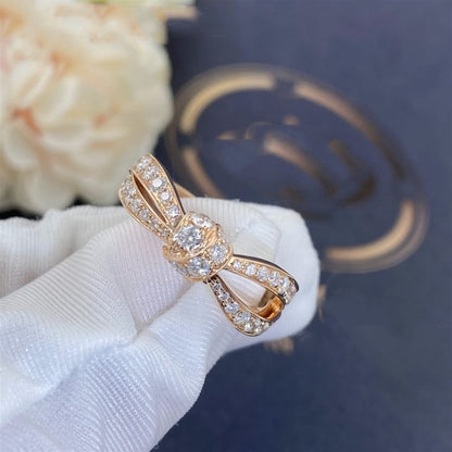 [⭐Mirelle]LIENS PINK GOLD DIAMOND RING